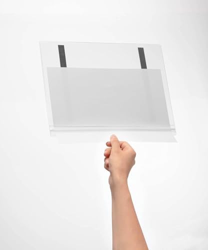 Durable Outdoor Sign Holder, Water-Resistant, Letter Size, 5 Pack
