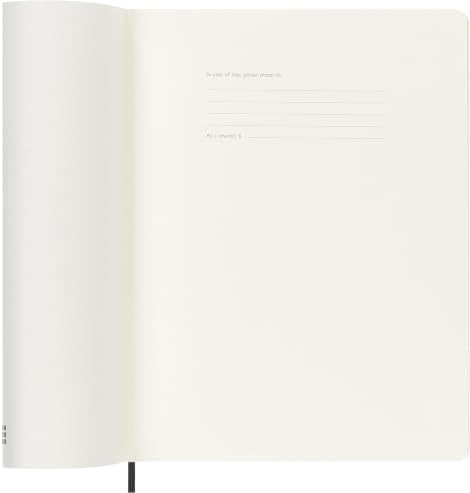 Moleskine 2027 12-Month Weekly Planner, XL, Black, Softcover