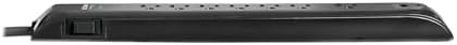 Eaton Tripp Lite Series TLP76BUC Surge Protector Power Strip with Flat Plug & USB Ports, 7 Outlets, 1500 Joules, 6ft Power Cable, Black, Manufacturer's Liftime Warranty & $25,000 Insurance