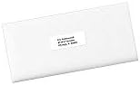 Avery® EcoFriendly Recycled Address Labels, 1" x 2-5/8", White, Permanent Label Adhesive, 750 Printable Labels (48160)