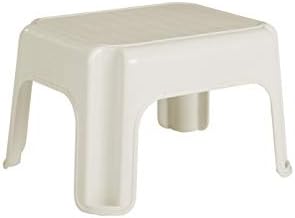 Rubbermaid Roughneck Step-Stool Bisque Lightweight Holds up to 300 pounds Ideal for Kitchen-Bath Skid-Resistant, 1 ct (Pack of 6)