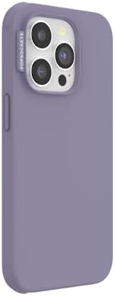 PopSockets iPhone 14 Pro Phone Case with MagSafe, Wireless Charging Compatible, Purple - Dusk