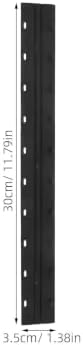 100pcs Black Plastic Paper File Fasteners for Presentation Folders