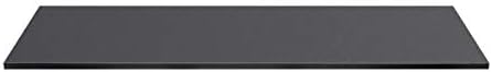 Monoprice Table Top 6 Feet Wide - Black Custom Sized for Sit-Stand Height Adjustable Riser Desk - Workstream Collection