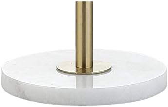 JONATHAN Y June 65" Adjustable Metal Marble Floor Lamp, Brass Gold