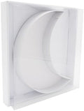 12" Fillable Cardboard Moon EID Charcuterie Gift Cupcake Box With Cover Sweets Packaging (MOON)