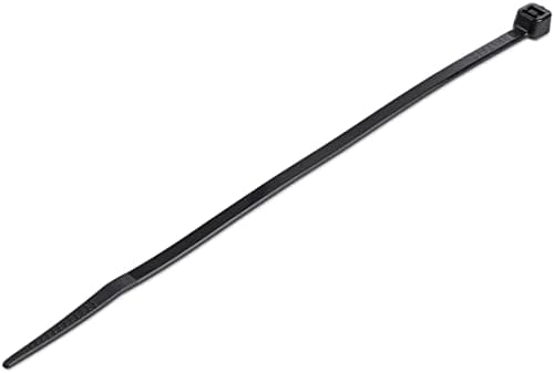 StarTech 100-Pack 6"(15cm) Cable Ties, UL Listed, Black, TAA (CBMZT6B)