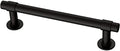 Franklin Brass Francisco (5-Pack) Cabinet Handles 4" Hole Center Pulls | Matte Black Hardware Kitchen Door, Drawers, Dressers, Furniture P29617Z-FB-B1