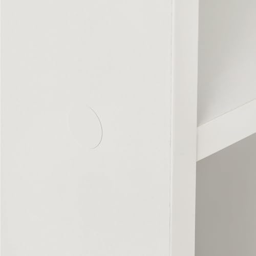 Amazon Basics 3-Cube Bookcase Compatible with Fabric Storage Cube Organizers, Sturdy, Easy to Assemble, White