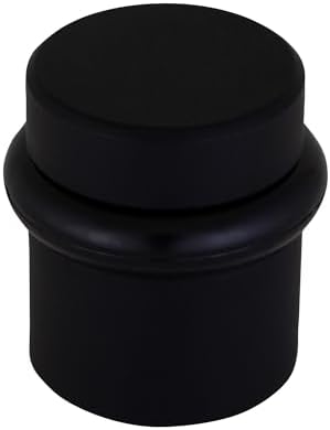Design House Cylindrical Doorstop, Matte Black