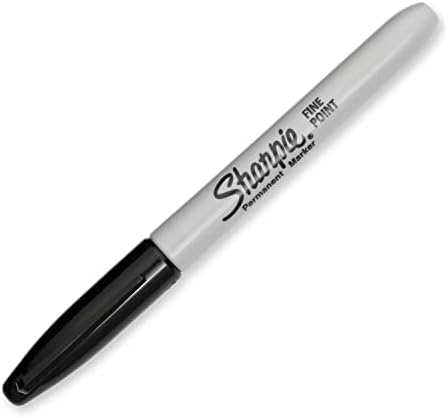 Pacon Super Value Poster Board, 22"X28", White, 50 Sheets and SHARPIE Permanent Markers, Fine Tip Marker Set, Black, 36 Count