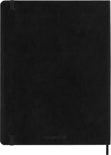 Moleskine 2027 12-Month Weekly Planner, XL, Black, Softcover