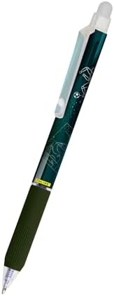 Online magiXX Football Erasable Pen Blue Erasable with 0.7 mm Line Width, Rollerball Pen for Learning to Write, Office, Erasable Pen Set, Erasable Ballpoint Pen for Students