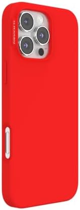 PopSockets iPhone 16 Pro Max Phone Case with MagSafe, Wireless Charging Compatible, Red - Rosso