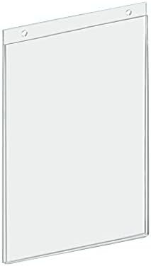 Azar Displays 162716 7-Inch Width by 11-Inch Height Wall U-Frame with Pre-Cut Hanging Holes, 10-Pack