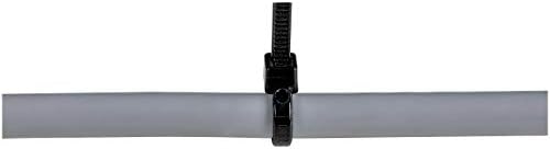 StarTech 4"(10cm) Cable Ties, 94V-2/UL Listed, Black, TAA (CBMZT4B)
