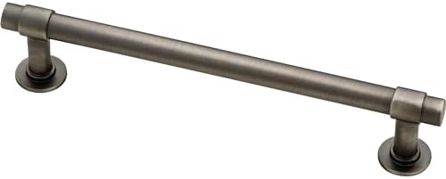 Franklin Brass Francisco (10-Pack) Cabinet Handles 5-1/16" Hole Center Vintage Pulls | Heirloom Silver Hardware Kitchen Door, Drawers, Dressers, Furniture P29618K-904-B