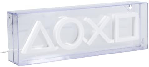 Paladone Playstation LED Neon Light - Free Standing or Wall Mountable - Game Room Accessories & Decor for Gamers