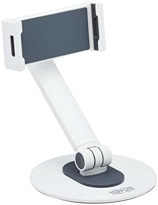 TRIPP LITE Full-Motion Desktop Mount Smartphones and Tablets - Mounts Apple iPhone, iPad, Android, Samsung & More - Supports 4.7” to 12.9” Device Mount, 5-Year Warranty (DMTB413)