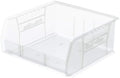 Akro-Mils 30235 AkroBins Plastic Storage Bins, 11"x11"x5", Clear, 6-Pack