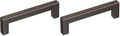 Amerock | Cabinet Pull | Oil Rubbed Bronze | 3-3/4 inch (96 mm) Center to Center | Monument | 2 Pack | Drawer Pull | Drawer Handle | Cabinet Hardware