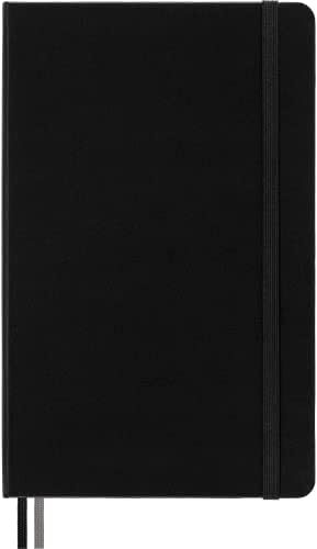 Moleskine Classic Expanded Notebook, Hard Cover, Large (5" x 8.25") Squared/Grid, Black, 400 Pages