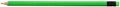 Pencil Guy Blank Neon Round Pencils, Neon Green, Sharpened