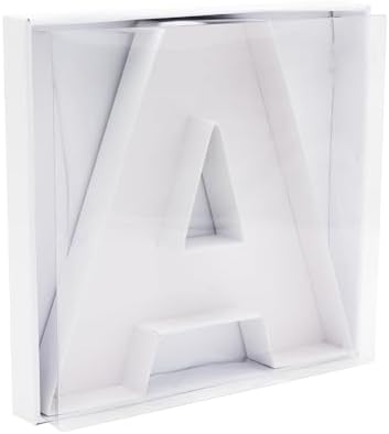 12" Fillable Cardboard Letter Charcuterie Gift Cupcake Box With Cover Sweets Packaging (A)