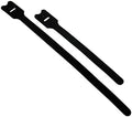 C2G 29850 8 Inch Screw-Mountable Hook-and-Loop Cable Tie Multipack (10 Pack) TAA Compliant, Black - TAA Compliant