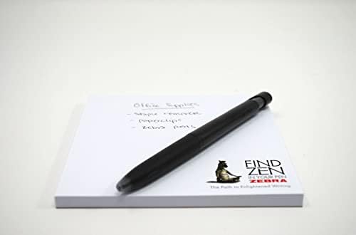 Zebra Pen bLen Black Retractable Gel Pen, Black Ink, 0.7mm, 12-Pack