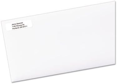 Avery® EcoFriendly Recycled Return Address Labels, 1/2" x 1-3/4", White, Permanent Label Adhesive, 8,000 Printable Labels (48467)