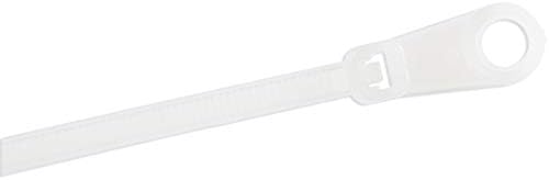 StarTech 4"(10cm) Cable Ties, 1/16"(2mm) Wide, TAA, 100 Pack (CBMZTS10N4)