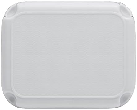 Rubbermaid Step Stool 9.5-Inch High White Plastic Small Single Step Stool for Kids/Adults in Home/Kitchen/Laundry/Garage/Bathroom