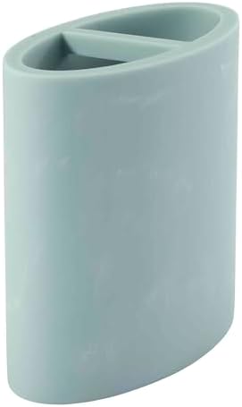 Nicole Miller - Toothbrush Holder, Resin Countertop Accessories, Dorm Room Essentials (Kendall Collection, Oasis)