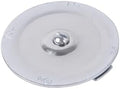 Gardner Bender KO701 Metal Knockout Seal, ½ Inch Conduit Size, Marked Size, Rust-Proof Galvanized Steel, 16 AWG Steel, ⅜ Inch Thread, Embossed - Self Centering, 100 Pk, KO704