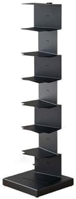 Invisible Floating Bookshelf With Metal Spine Wall Mounted Storage For Books And Decor, Space-Saving Display Unit For Home And Office Use(Black,Medium)