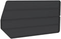 Akro-Mils 40265 Plastic Length Dividers for AkroBins Stackable Storage Bins Model 30265, Custom Storage Inserts for Tools, Crafts & Supplies, 6-Pack, Black