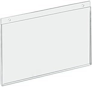Azar Displays 162717 11-Inch Width by 7-Inch Height Wall U-Frame with Pre-Cut Hanging Holes, 10-Pack