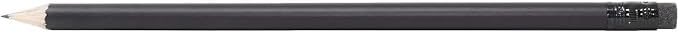Pencil Guy Blank Black Matte Round Pencils, Black Matte