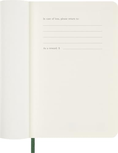Moleskine 2027 12-Month Weekly Planner, Pocket, Myrtle Green, Softcover