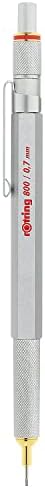 rOtring 800 Mechanical Pencil, 0.7 mm, Silver Metal Barrel