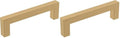 Amerock | Cabinet Pull | Champagne Bronze | 3-3/4 inch (96 mm) Center-to-Center | Monument | 2 Pack | Drawer Pull | Cabinet Handle | Cabinet Hardware