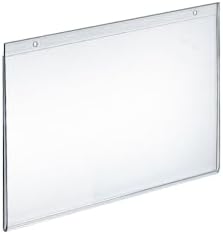 Azar Displays 162719 10-Inch Width by 8-Inch Height Wall U-Frame with Pre-Cut Hanging Holes, 10-Pack