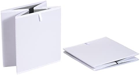 Amazon Basics Collapsible Closet Organizer Cube Storage Bins, Space-Saving Storage Baskets for Shelves, White, 10.5x10.5x11", 6-Pack