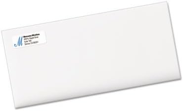Avery Printable Return Address Labels, Sure Feed Technology, 2/3" x 1-3/4", White, 1,500 Blank Mailing Labels (08195)