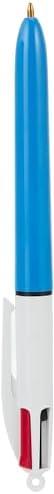 BIC 4-Color Retractable Ballpoint Pens, 1.0 mm Medium Point, 12-Count Pack