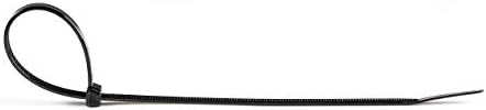 StarTech 10"(25cm) Cable Ties, 94V-2/UL Listed, Black, TAA (CBMZT10B)
