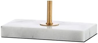 JONATHAN Y Haines Modern Circle Table Lamp 26" Metal Marble, Gold Leaf