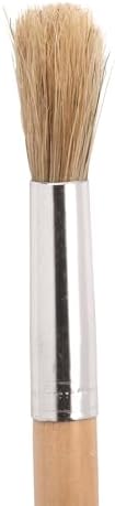 Colorations Classic Wooden Chubby Brushes Set of 24, Ages 2+ | Kids, All-Purpose Paint Brushes, Use for Arts & Crafts Projects & All Types of Mediums
