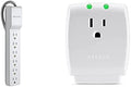 Belkin BelkinBelkin 6-Outlet Commercial Power Strip Surge Protector,White & 1-Outlet Home Series SurgeCube - Grounded Outlet Portable Wall Tap Adapter - White, 1080 JoulesBelkin